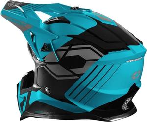 Шлем мотоциклетный Castle X CX200 Sector, бирюзовый