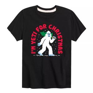 Рождественская футболка «Йети» для мальчиков 8–20 лет Licensed Character
