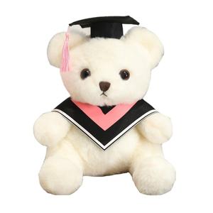 Плюшевый мишка выпускник, мантия бакалавра и докторская шапочка, мультяшная игрушка плюшевый мишка ZOCO