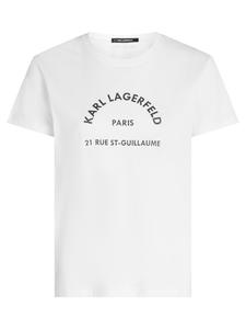 Karl Lagerfeld Футболка 'Rue St-Guillaume' в белом цвете