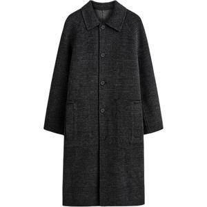 Мужское серое пальто COS, серый