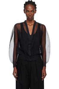 Кардиган Encase Issey Miyake, черный