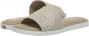 Женские сандалии KARL LAGERFELD Canta Flat Slide, серебряный