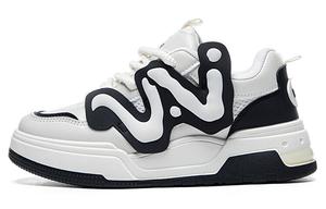 Кроссовки WARRIOR Skateboarding Shoes Unisex Low-top Beige/Black, бежевый/черный