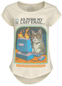 Футболка Steven Rhodes As purr my last E-Mail, песочный