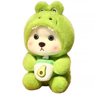 Nana Bear, Unicorn Transformation, милые плюшевые куклы в виде медведей с молочным чаем Mocha duck