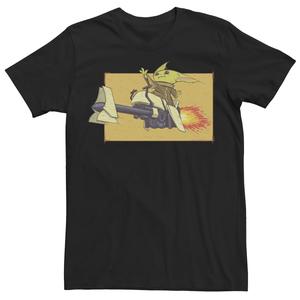 Мужская футболка The Mandalorian Grogu Blaster Star Wars