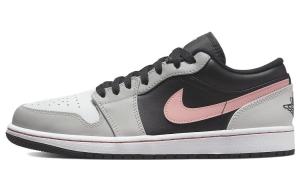 Jordan 1 Low Черный Серый Розовый