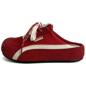 Женские сандалии с закрытым носком и резиновой подошвой, устойчивые к истиранию City camel, Red Apple