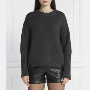 Свитер обычного кроя с добавлением кашемира Liviana Conti, черный