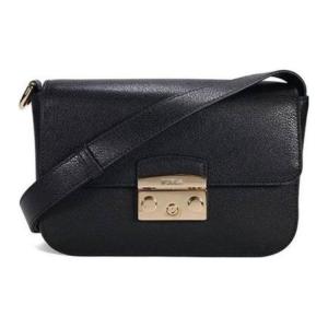 Furla Метрополис коллекция маленькая квадратная сумка из натуральной кожи через плечо женская черная