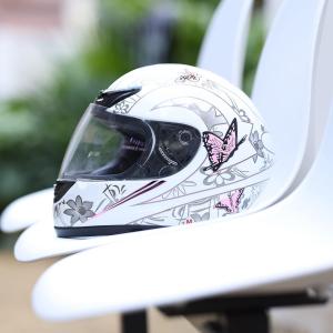 Шлем SLMOTO, белый / розовый