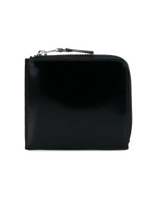 Comme Des Garçons Wallet глянцевый кошелек на молнии, черный