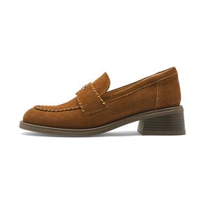 Велюровые какао-лоферы женские TOOMANYSHOES, Brown