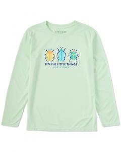 Футболка «Жизнь хороша» с изображением солнца Life Is Good, Sage Green