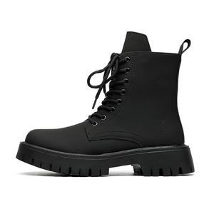 Мужские ботинки Martin Boots YEDANI, черные однослойные туфли