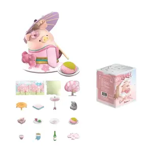 Трендовая игрушка-сюрприз LuLu Pig Blossoms Bring Prosperity Collection, одиночный сюрприз-бокс/полный набор 6 шт 52TOYS