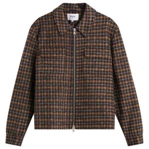 Пиджак из ивовой лозы в клетку Wax London, темно-синий/коричневый