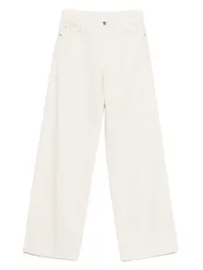 Широкие джинсы Ermanno Scervino, белый