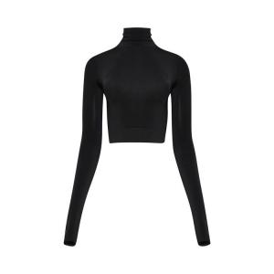 Топ Balenciaga Cropped Turtleneck, Black