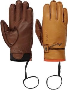 Зимние перчатки Hestra Wakayama - теплые кожаные перчатки в ретро-стиле для зимы, Cork