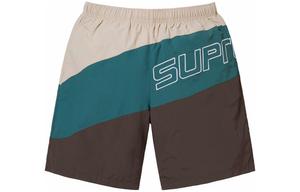 Кривая Нейлоновые Шорты Supreme, Светло-Фиолетовый/Светло-Фиолетовый