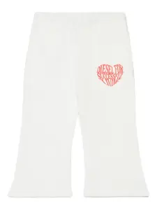 Спортивные брюки Pvavyb с принтом Diesel Kids, белый