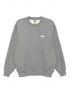 Толстовка с логотипом Aape By A Bathing Ape, серый