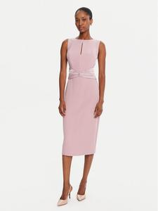 Коктейльное платье slim fit CFC0125073003 Rinascimento, розовый