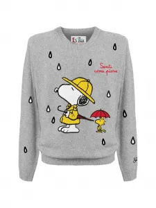 Пуловер с принтом Douglas Mc2 Saint Barth, серый