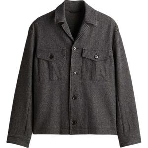 Куртки и пальто мужские тёмно-серые H&M