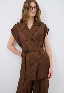 Жилет DOUBLE BREASTED adL, коричневый