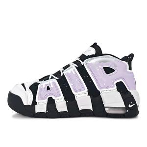 Nike Кроссовки Air More Uptempo Black Sugar Taro Paste Mid top Vintage Basketball Shoes Women's Light Purple