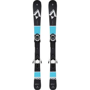 Детский набор горных лыж Pulse Pro WF Tecnopro, black/ blue/ pink