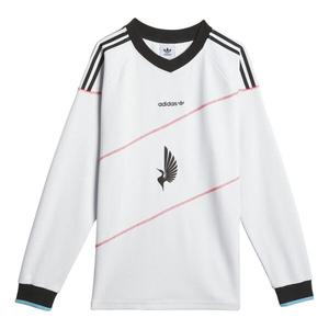 Футболка mnufc x familia с длинным рукавом Adidas, белый