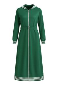 Платье MODAMIHRAM, темно-зеленый