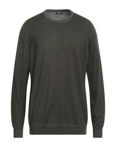 Свитер Drumohr, темно-зеленый