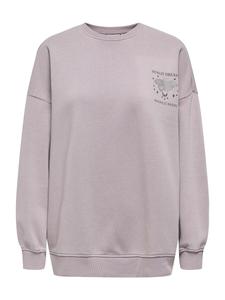 Толстовка ONLY ONLLUCINDA, баклажановый/лиловый