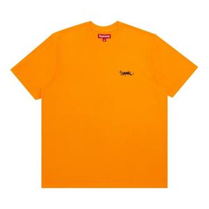 Топ Supreme Washed Tag Short-Sleeve Top, оранжевый