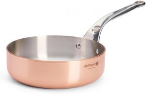 Сотейник De Buyer, медь, серебро, 20 см, 27,9 x 20,1 x 10,9 см