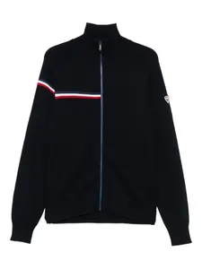 Свитер Odysseus с полосками и застежкой-молнией спереди Rossignol, синий