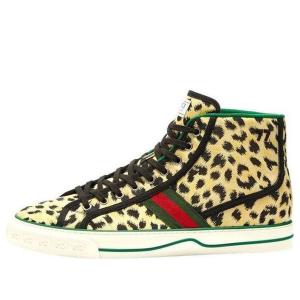 Кроссовки tennis 1977 high top sneakers 'yellow black' Gucci, желтый