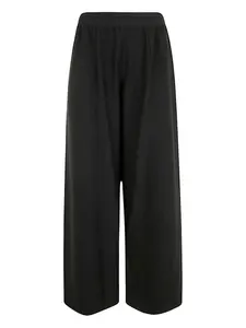 Брюки с эластичным поясом Maria Calderara, черный