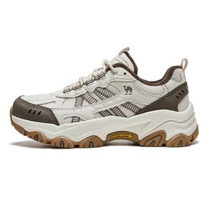 Женские горные ботинки Low top с противоскользящей, износостойкой и термостойкой подошвой CAMEL, экрю/коричневый