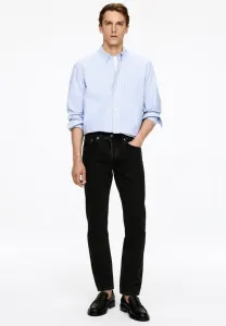 Джинсы park, стандартный крой, зауженные книзу. Arket, Black