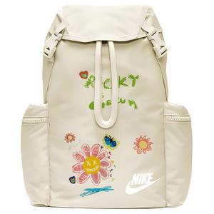 Nike Полиэстеровый рюкзак унисекс светло-ореховый коричневый белый, Sunflower Graffiti