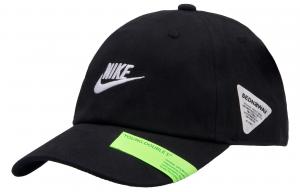 Nike Хлопковая бейсболка унисекс, черный