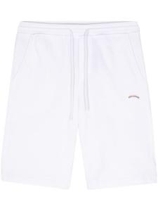 Paul & Shark шорты с вышитым логотипом, белый