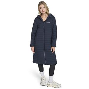 Легкая удлиненная пуховая куртка с капюшоном для подростков Champion, Navy