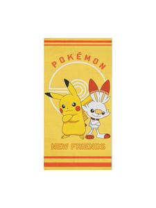 Termana Traum&Trend Банное/пляжное полотенце "Покемон" желтого цвета